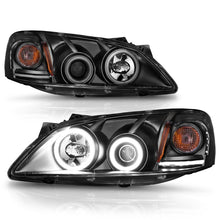 Cargar imagen en el visor de la galería, ANZO 2005-2010 Pontiac G6 Projector Headlights w/ Halo Black (CCFL)