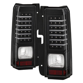 xTune Hummer H3 06-09 ( Non H3T ) LED Tail Lights Black ALT-ON-HH306-LED-BK