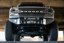 Cargar imagen en el visor de la galería, DV8 Offroad 2021+ Ford Bronco Front Bumper Winch Capable w/ Optional Bull Bar/Aux Light Opening
