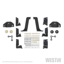 Cargar imagen en el visor de la galería, Westin 99-16 Ford F-250/350/450/550 CC (6.75ft Bed) HDX Drop Whl to Whl Nerf Step Bars - Text Blk