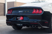 Cargar imagen en el visor de la galería, Roush 2018-2024 Ford Mustang 5.0L V8 Cat-Back Exhaust Kit (Fastback Only)