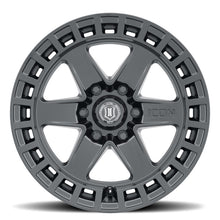 Cargar imagen en el visor de la galería, ICON Raider 17x8.5 6x5.5 0mm Offset 4.75in BS Satin Black Wheel