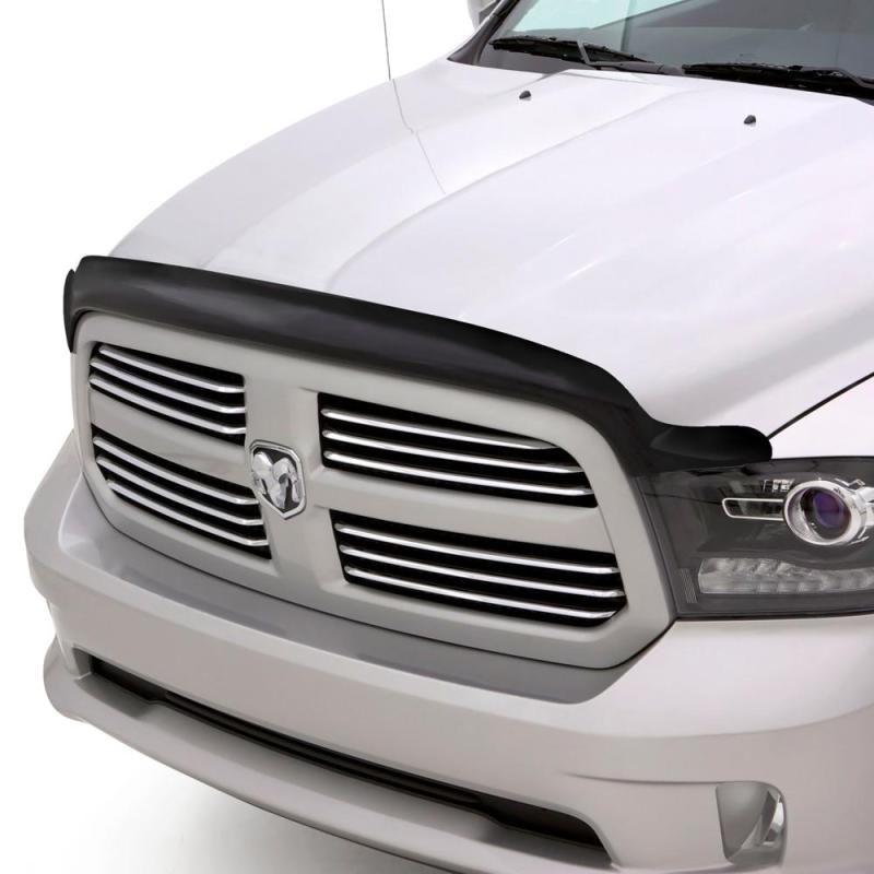 AVS 07-13 Chevy Avalanche High Profile Bugflector II Hood Shield - Smoke