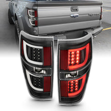 Cargar imagen en el visor de la galería, ANZO 2009-2013 Ford F-150 LED Taillights Black