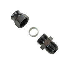 Load image into Gallery viewer, Moroso Aluminum Fitting Adapter 10AN Male to 5/8in Tube Compression - Black