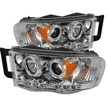 Cargar imagen en el visor de la galería, Spyder Dodge Ram 1500 02-05/Ram 2500 03-05 Projector Headlights LED Halo LED Chrm PRO-YD-DR02-HL-C