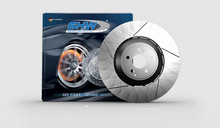 Cargar imagen en el visor de la galería, SHW 10-16 Porsche Panamera Turbo 4.8L w/o Ceramics Left Front Slotted LW Brake Rotor (298615301C)