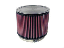 Cargar imagen en el visor de la galería, K&amp;N Universal Rubber Filter 6in Flange ID / 7.5in OD / 6in Height / Round Straight