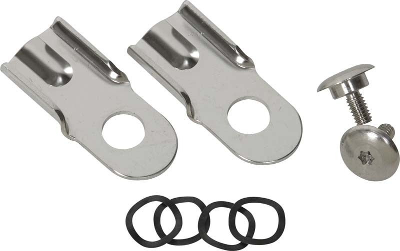 Kentrol 76-86 Jeep CJ8/CJ8 Tailgate Latch Pair CJ7/CJ8 - Polished Silver