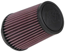 Cargar imagen en el visor de la galería, K&amp;N Filter Universal Rubber Filter 3  Flange 4 1/2 Base inch 3 1/2 inch Top 5 3/4 inch Height