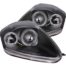 Cargar imagen en el visor de la galería, ANZO 2000-2005 Mitsubishi Eclipse Projector Headlights w/ Halo Black