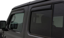 Cargar imagen en el visor de la galería, AVS 07-18 Jeep Wrangler Unlimited Ventvisor In-Channel Front &amp; Rear Window Deflectors 4pc - Smoke