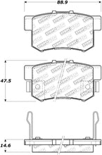Load image into Gallery viewer, StopTech Street Touring 08-10 Honda Accord EX/EX-L Coupe Rear Brake Pads