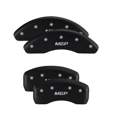 Cargar imagen en el visor de la galería, MGP 4 Caliper Covers Engraved Front &amp; Rear MGP Red finish silver ch