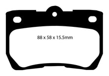 Load image into Gallery viewer, EBC 06-07 Lexus GS300 3.0 Yellowstuff Rear Brake Pads