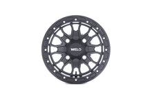 Load image into Gallery viewer, Weld UTV RF Series Raptor U500 15x10 Raptor Beadlock 4x136 5BS Satin BLK