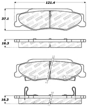 Cargar imagen en el visor de la galería, StopTech Performance 04-08 Cadillac XLR/XLR-V / 97-10 Chevrolet Corvette Rear Brake Pads