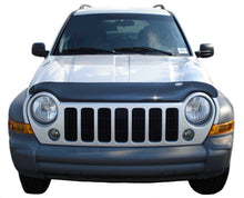 Cargar imagen en el visor de la galería, AVS 02-07 Jeep Liberty (Excl. Renegade Model) High Profile Bugflector II Hood Shield - Smoke