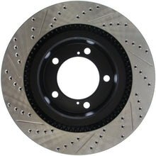 Cargar imagen en el visor de la galería, StopTech 07-09 Toyota Tundra / 08-09 Toyota Sequoia Front Left Slotted &amp; Drilled Rotor