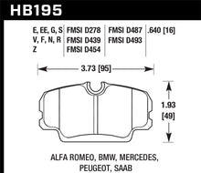 Cargar imagen en el visor de la galería, Hawk 84-4/91 BMW 325 (E30) HT-10 HP+ Street Front Brake Pads