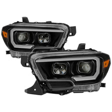 Cargar imagen en el visor de la galería, xTune 16-18 Toyota Tacoma SR/SR5 DRL Proj Headlights w/Turn Signal - Blk (PRO-JH-TTA16-SR-BK)