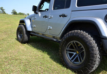 Cargar imagen en el visor de la galería, N-Fab Trail Slider Steps 18-20 Jeep Wrangler JL 4 Door SUV - SRW - Textured Black