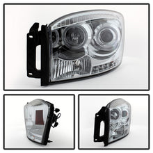 Cargar imagen en el visor de la galería, Spyder Dodge Ram 1500 06-08/Ram 2500 06-09 Projector Headlights LED Halo LED Chrm PRO-YD-DR06-HL-C