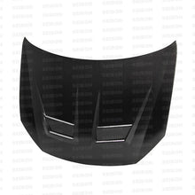 Cargar imagen en el visor de la galería, Seibon 10-11 VW Golf GTI 5K/MK6 DV Carbon Fiber Hood w/ Shaved Emblem