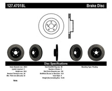 Cargar imagen en el visor de la galería, StopTech 02-10 Subaru WRX Slotted &amp; Drilled Left Front Rotor (exc. STi)