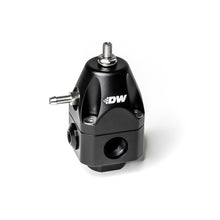 Cargar imagen en el visor de la galería, DeatschWerks DWR1000c Adjustable Fuel Pressure Regulator Dual 6AN Inlet and 6AN Outlet - Black