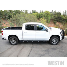 Cargar imagen en el visor de la galería, Westin 2019 Chevrolet Silverado/Sierra 1500 (5.5ft) Drop Wheel to Wheel Nerf Step Bars - Txt Black