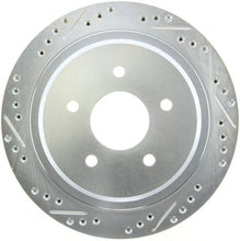 Cargar imagen en el visor de la galería, StopTech Select Sport Drilled &amp; Slotted Rotor - Rear Right