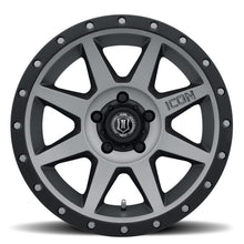 Cargar imagen en el visor de la galería, ICON Rebound 17x8.5 5x5.5 0mm Offset 4.75in BS 77.9mm Bore Titanium Wheel