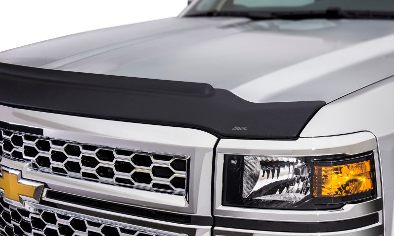 AVS 11-14 GMC Sierra 2500 Aeroskin II Textured Low Profile Hood Shield - Black