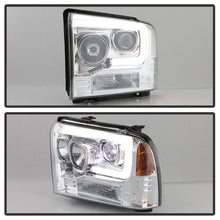 Cargar imagen en el visor de la galería, Spyder Platinum Ford F250/350/450 05-07 High-Power LED Module Proj. Headlights-Chrome (PRO-YD-FS05V2