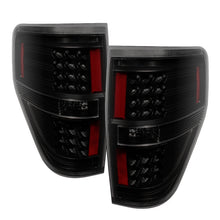 Cargar imagen en el visor de la galería, Xtune Ford F150 09-14 LED Tail Lights Black Smoke ALT-JH-FF15009-LED-BSM