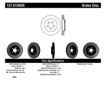 Cargar imagen en el visor de la galería, StopTech 05-10 Ford Mustang GT Front Right Slotted &amp; Drilled Rotor