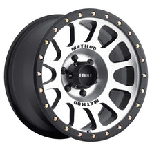 Cargar imagen en el visor de la galería, Method MR305 NV 18x9 0mm Offset 6x5.5 108mm CB Machined/Black Street Loc Wheel