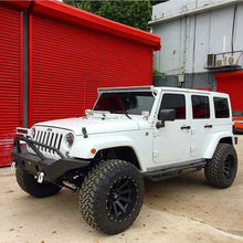Cargar imagen en el visor de la galería, DV8 Offroad 07-18 Jeep Wrangler JK/JL FS-1 Full Length Steel Front Bumper