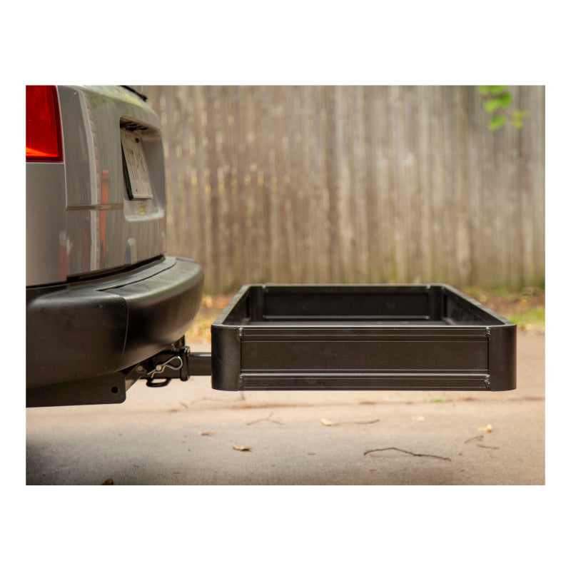 Curt 49in x 22-1/2in Basket-Style Aluminum Cargo Carrier