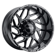 Cargar imagen en el visor de la galería, Weld Off-Road W117 20X9 Fulcrum 8X165.1 ET00 BS5.00 Gloss Black MIL 125.1