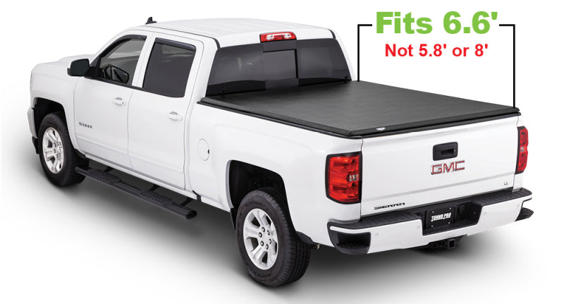 Tonno Pro 15-19 Chevy Silverado 3500 6.6ft Fleetside Hard Fold Tonneau Cover