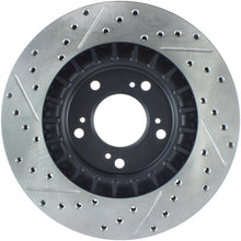 Cargar imagen en el visor de la galería, StopTech 00-09 S2000 Slotted &amp; Drilled Left Front Rotor