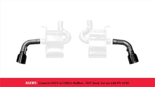 Cargar imagen en el visor de la galería, Corsa 2016-24 Chevy Camaro SS 2.75in Inlet / 4.5in Outlet Black PVD Tip Kit (For Corsa Exhaust Only)