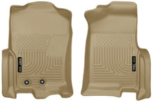 Cargar imagen en el visor de la galería, Husky Liners 2015 Ford Expedition/Lincoln Navigator WeatherBeater Front Tan Floor Liners