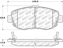 Cargar imagen en el visor de la galería, StopTech Performance 00-05 Lexus IS 250/300/350 / 02-09 SC 300/400/430 Front Brake Pads