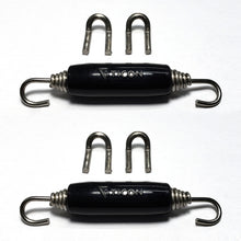 Cargar imagen en el visor de la galería, Stainless Bros Spring Tab Kit - 5 Pack SS304 (5 Springs 10 Hooks and 5 Black Silicone Sleeves)