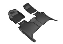 Cargar imagen en el visor de la galería, 3D Maxpider 19-24 GMC Sierra 1500 Crew Cab 5-Seat Kagu Black R1 R2 (Trim To Fit Underseat Box)