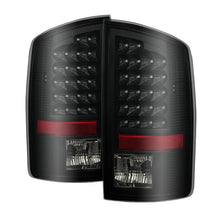 Cargar imagen en el visor de la galería, Xtune Dodge Ram 07-08 1500 / Ram 07-09 2500/3500 LED Tail Lights Black Smoke ALT-JH-DR07-LED-BKSM