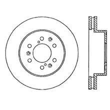 Cargar imagen en el visor de la galería, StopTech 05-10 GMC Sierra 1500 (w Rear Drum) / 07-09 GMC Yukon Front Left Slotted &amp; Drilled Rotor